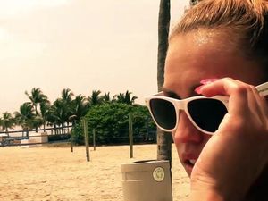 Latina Swimsuit Girl Visits His Hotel Room For Dick